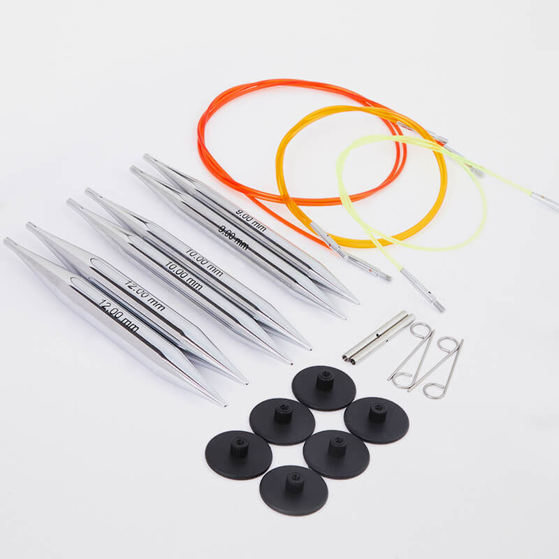Puikkosetti Nova Metal Chunky KnitPro