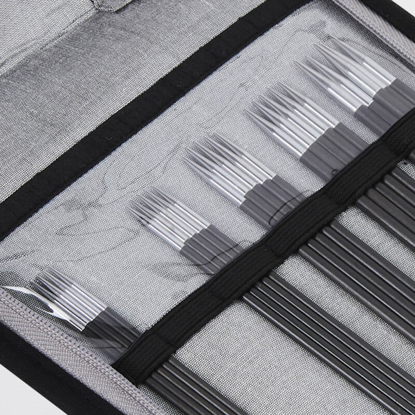 Sukkapuikkosetti Karbonz 20cm KnitPro