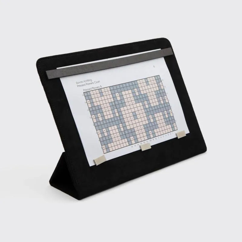 Ruutupiirrosteline Coal ISO KnitPro