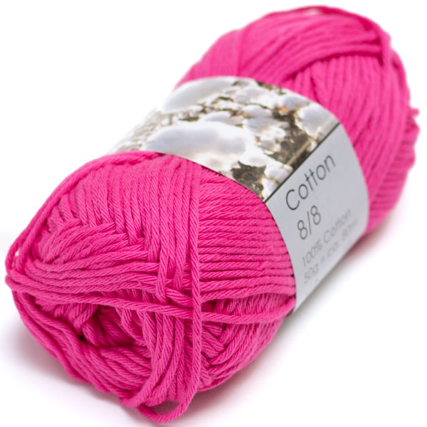 Cotton 8/8 50g 434 Hjertegarn