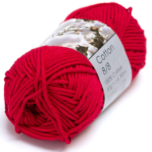 Cotton 8/8 50g 4501 Hjertegarn