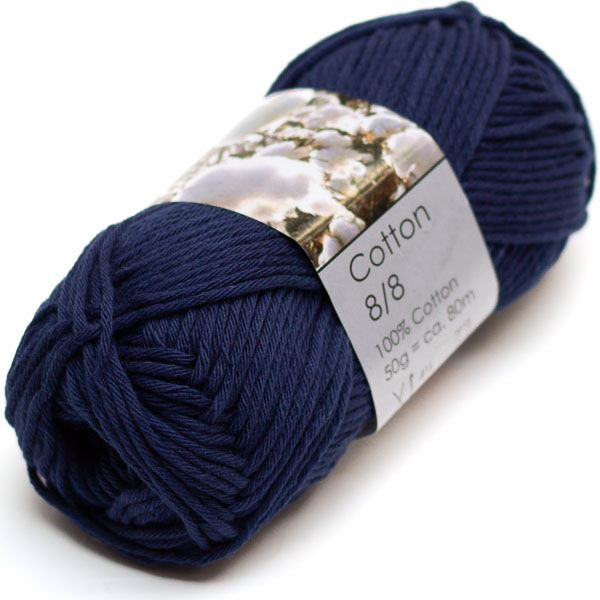 Cotton 8/8 50g 685 Hjertegarn
