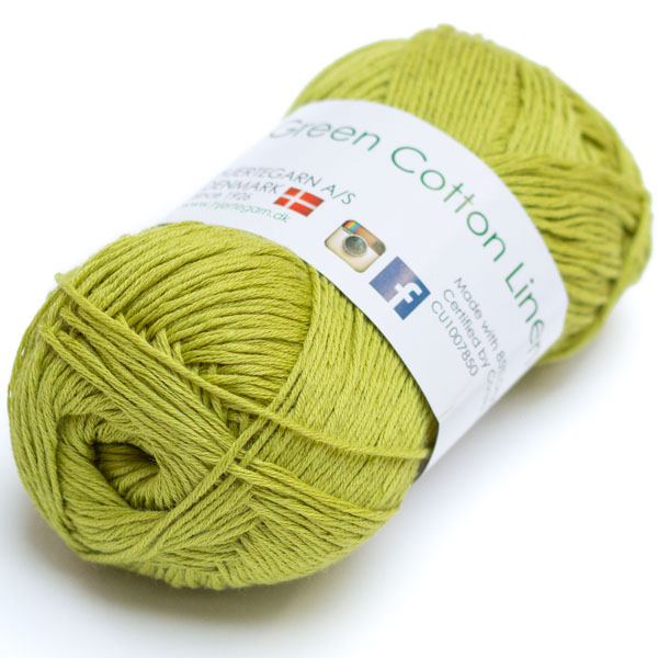 Green Cotton Linen 50g 0532 Hjertegarn