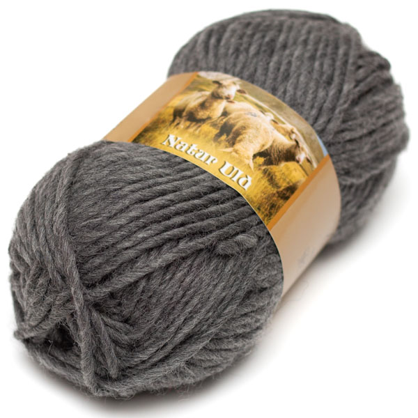 Natur Uld 100g 500 / 1500 Hjertegarn