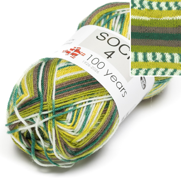Hjerte Sock 4 Print 50g 5029 Hjertegarn