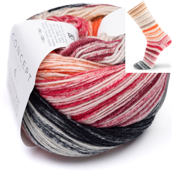 Infinity Symmetric Socks 90 80g Katia