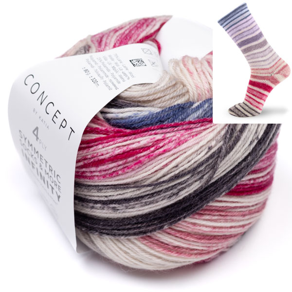 Infinity Symmetric Socks 91 80g Katia