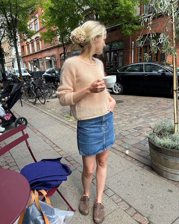 Cumulus Blouse O-neck ohje PetiteKnit