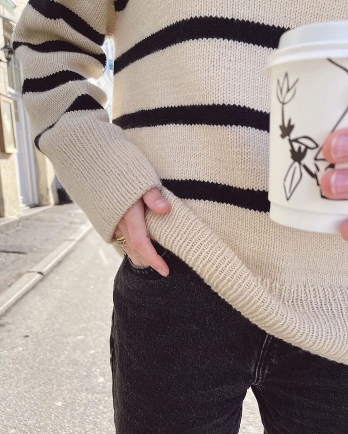 Marseille Sweater ohje PetiteKnit