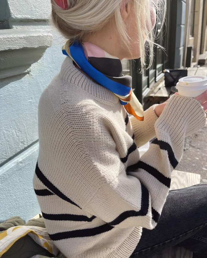Marseille Sweater ohje PetiteKnit