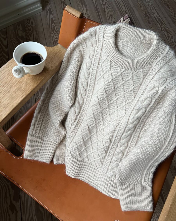 Moby Sweater ohje PetiteKnit