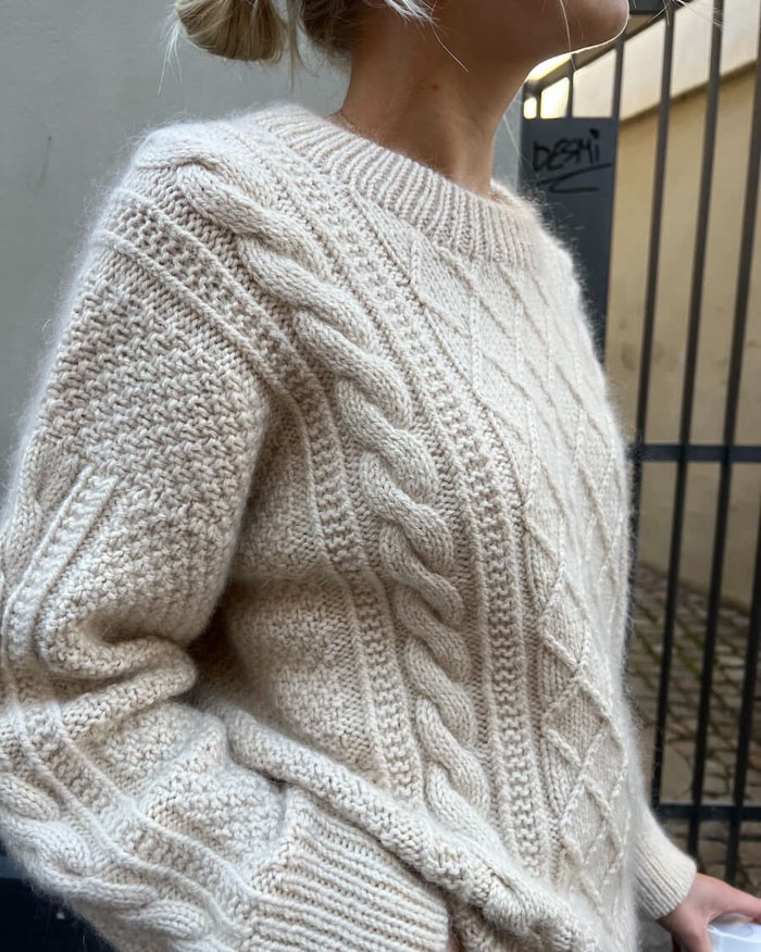 Moby Sweater ohje PetiteKnit