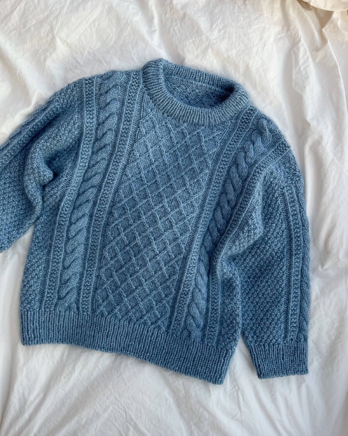 Moby Sweater Junior ohje PetiteKnit