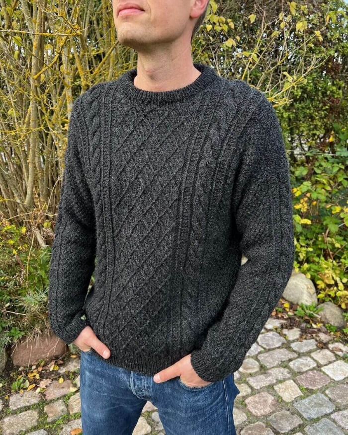 Moby Sweater Man ohje PetiteKnit