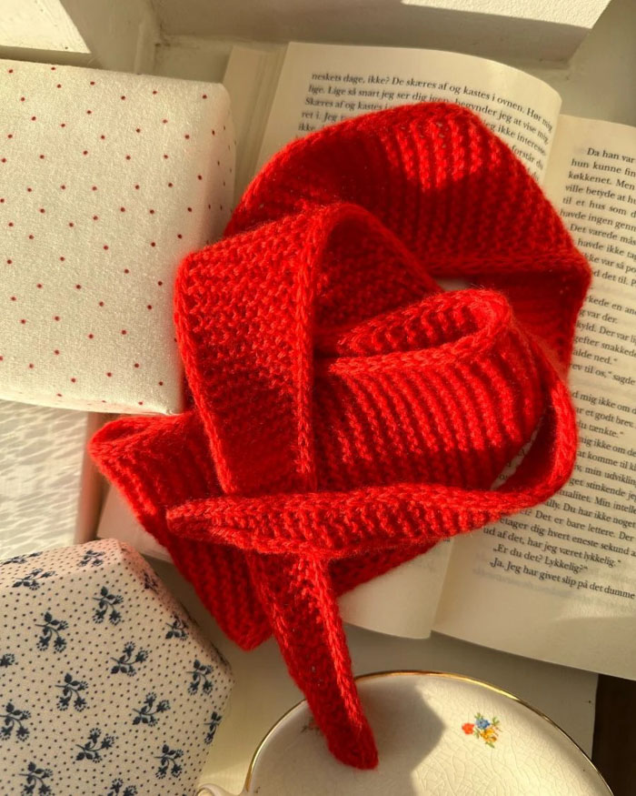 Sophie Scarf ohje PetiteKnit