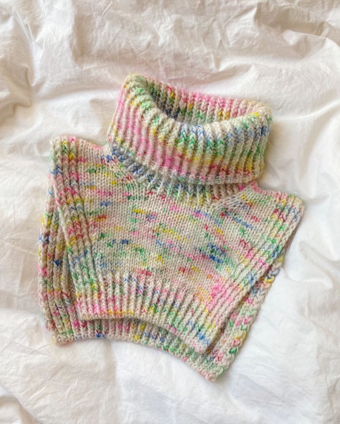 Terrazzo Neck Junior ohje PetiteKnit