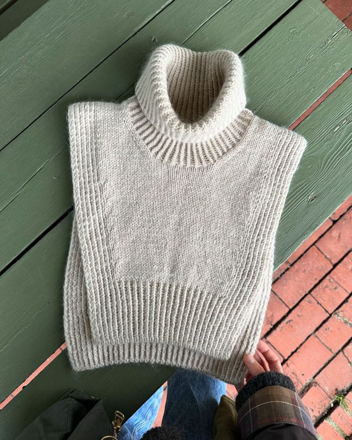 Terrazzo Neck ohje PetiteKnit