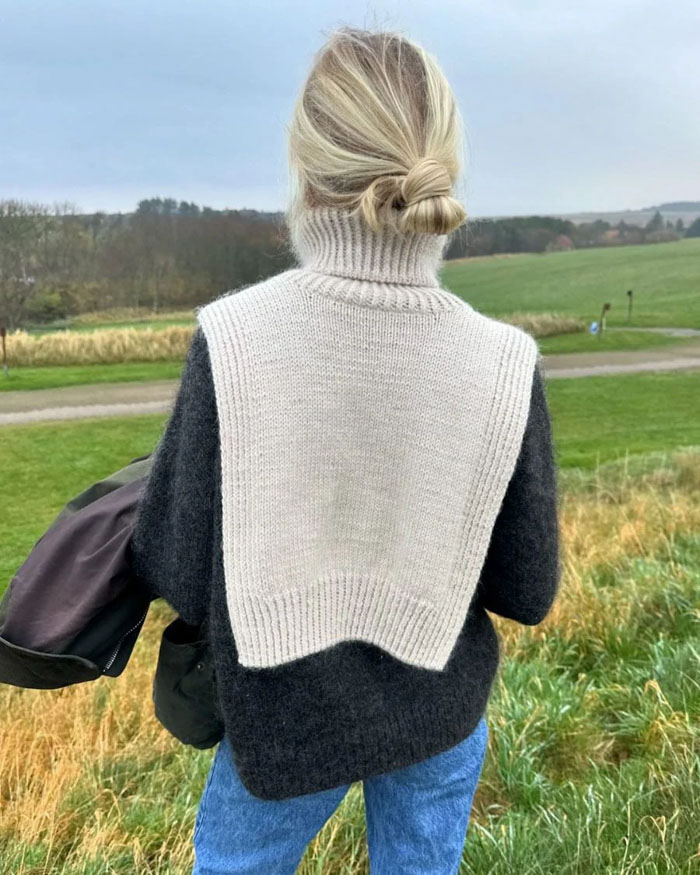 Terrazzo Neck ohje PetiteKnit