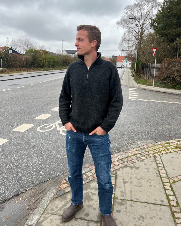 Zipper Sweater Light - Man ohje PetiteKnit