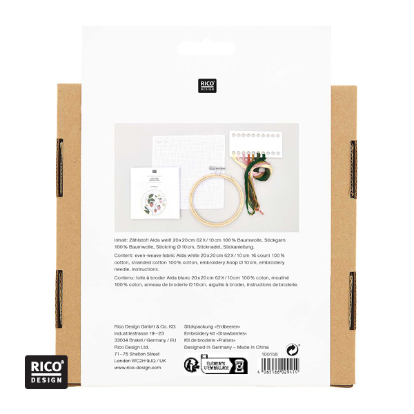 Kirjontapakkaus 100158 Rico Design