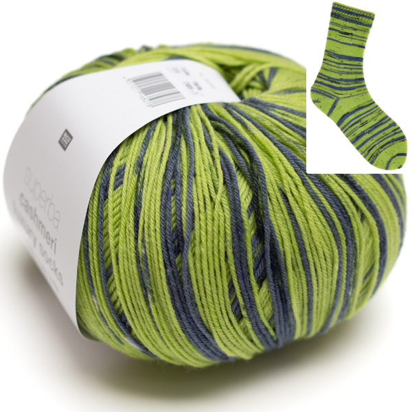 Superba Cashmeri Luxury Socks 100g 010 Rico