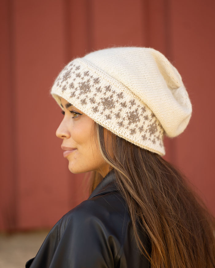 Kirjoneulepipo Loen | Idun