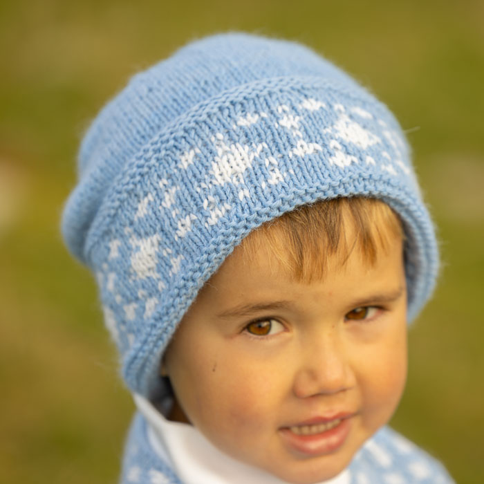 Kirjoneulepipo Loen | Idun