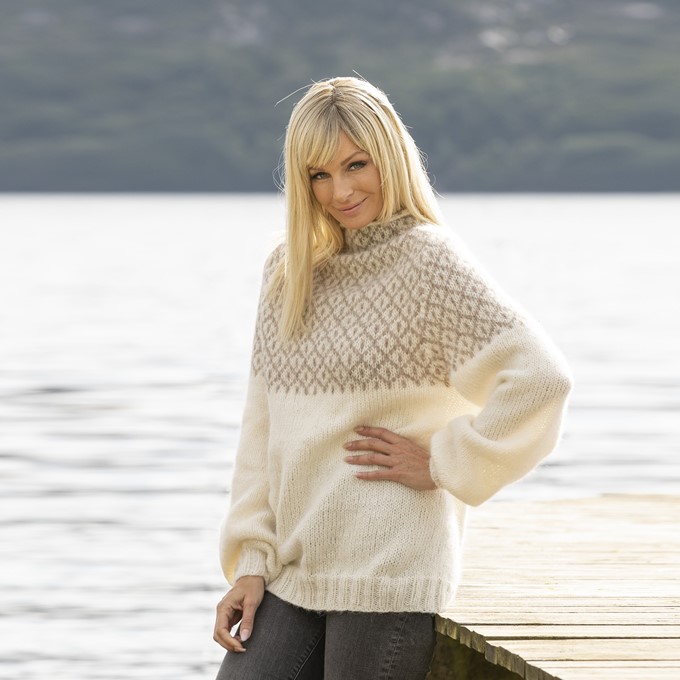 Raglanneule Glöd | Alpaca Bris