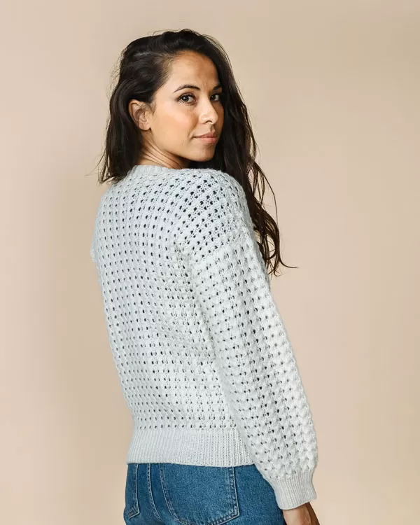 Pitsineuletakki Ellen | Natura Merino wool