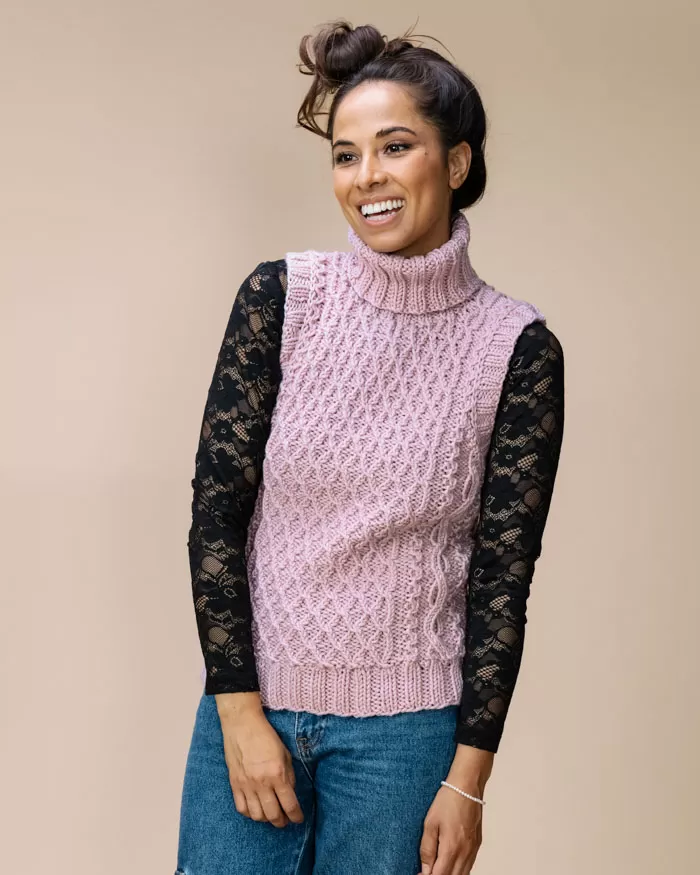 Palmikkoliivi Julie | Nanoq wool