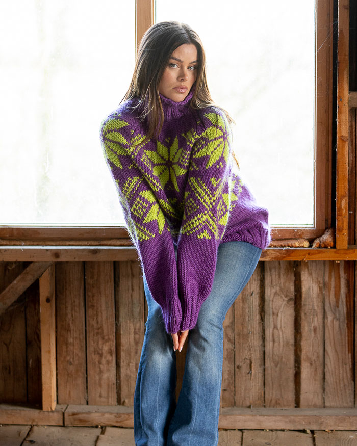 Kirjoneulepaita Snoi | Snorre