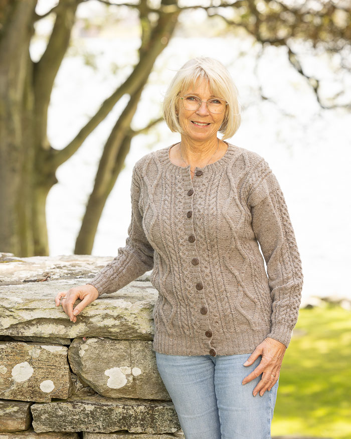 Palmikkotakki York | Andes Tweed