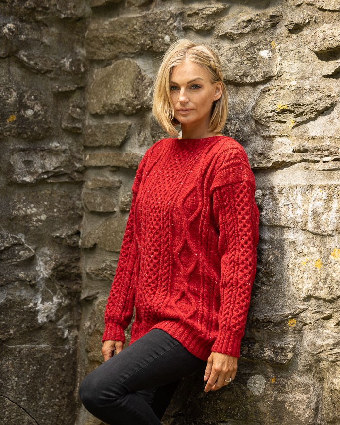 Palmikkopaita York, venepääntie | Andes Tweed