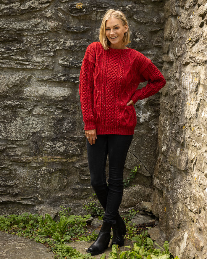 Palmikkopaita York, venepääntie | Andes Tweed