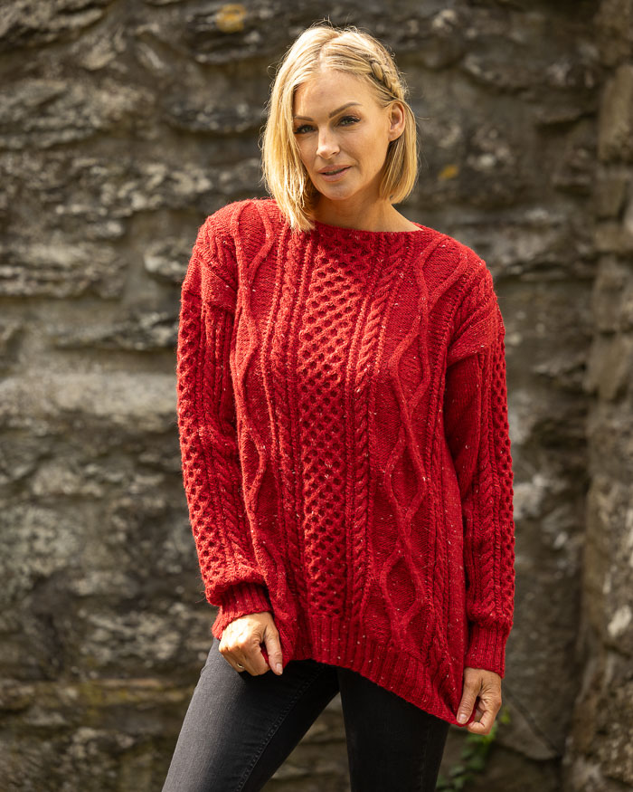 Palmikkopaita York, venepääntie | Andes Tweed