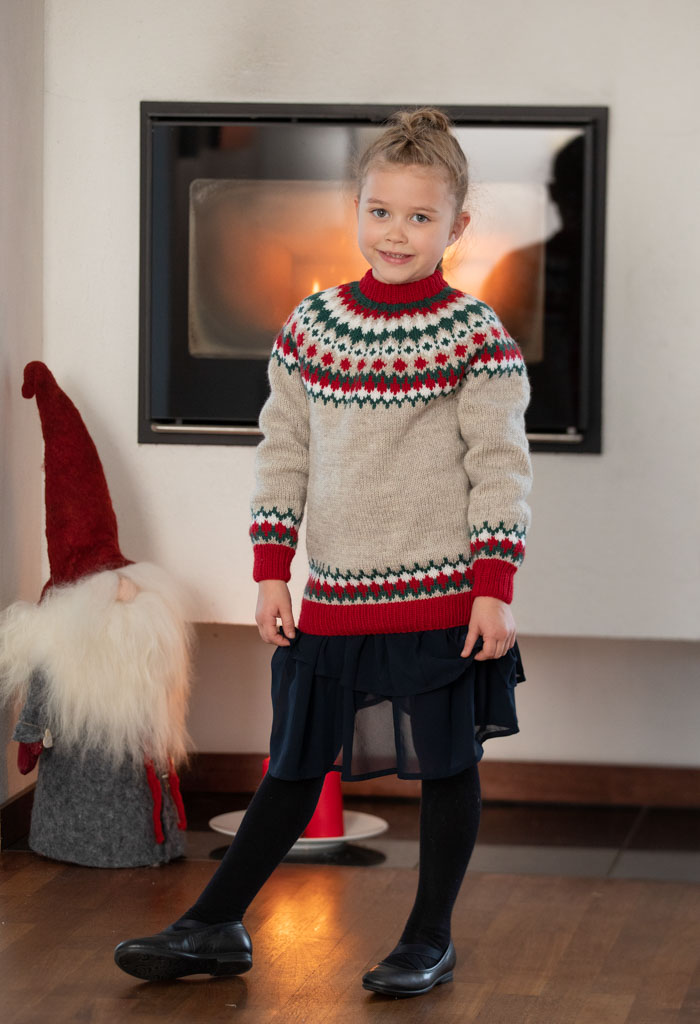Lapsen joulupaita Nellik | Eco Highland Wool