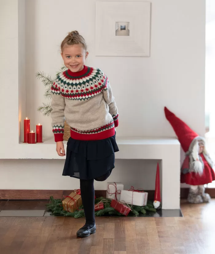 Lapsen joulupaita Nellik | Eco Highland Wool