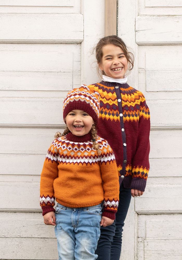 Lapsen neulepipo Nellik | Eco Highland Wool