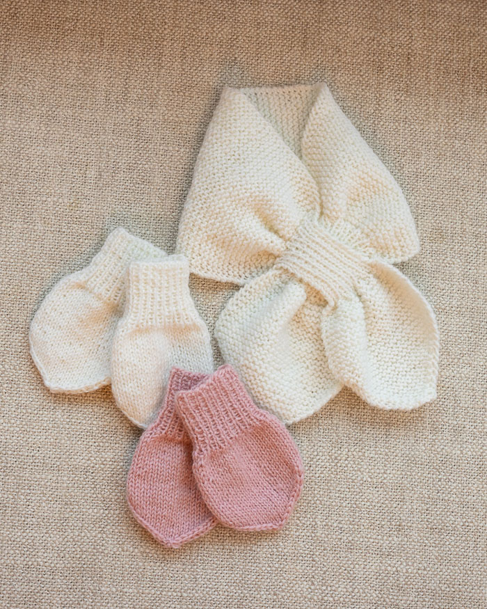 Vauvan Ulli-huivi ja lapaset | Baby Ull