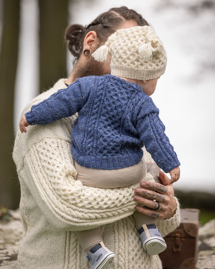 Lasten palmikkotakki York | Andes Tweed