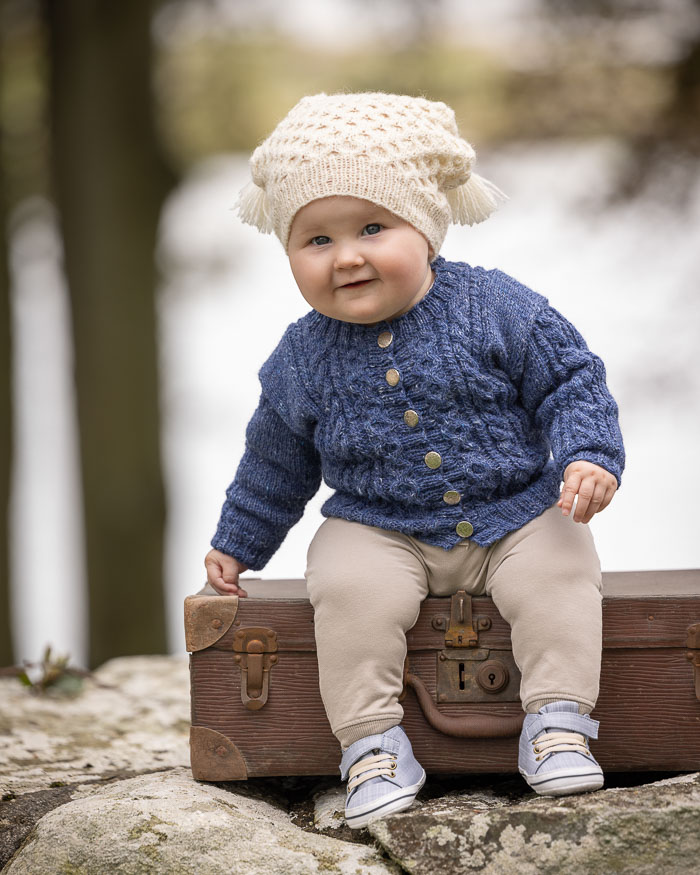 Lasten palmikkotakki York | Andes Tweed