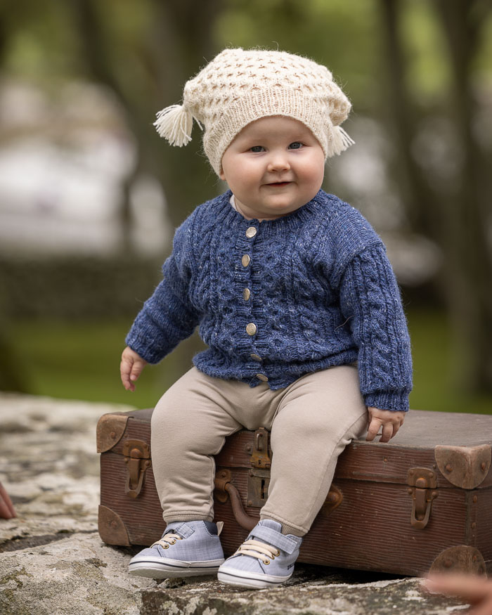 Lasten palmikkotakki York | Andes Tweed