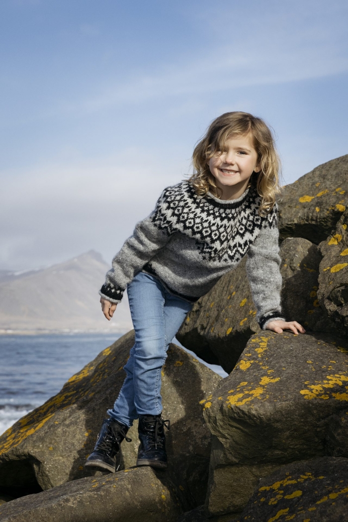 Lasten Riddari-villapaita | Fjallalopi