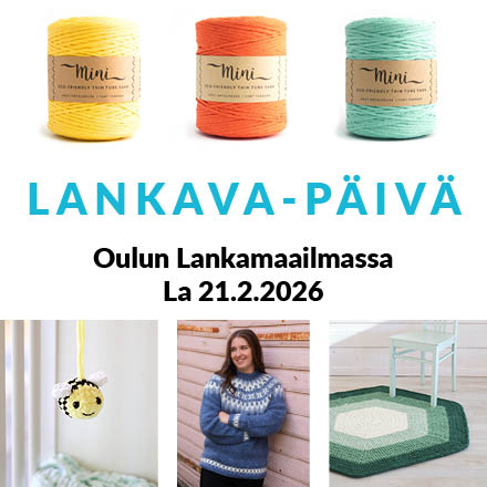 Lankava-päivä Oulun Lankamaailmassa la 21.2.2026