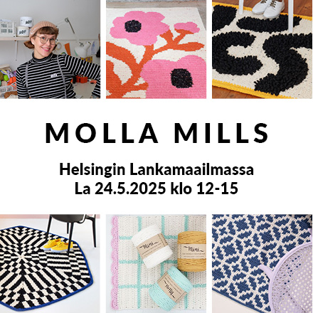 Molla Mills Helsingin Lankamaailmassa 24.5. klo 12-15