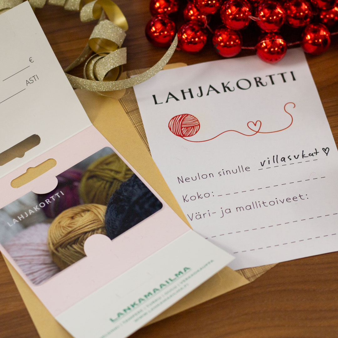 Lahjakortit | Lankamaailma