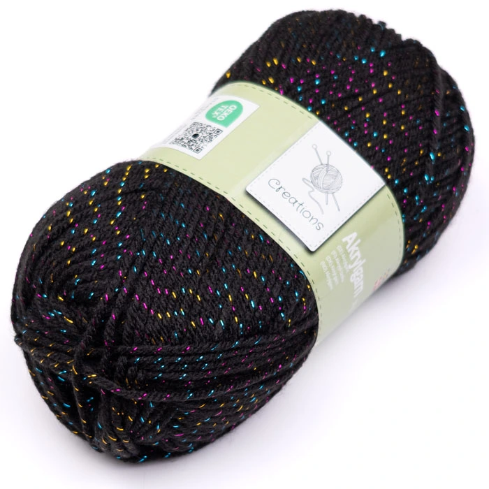 Akrylgarn-Glitter-kimallelanka-musta-monivari.webp
