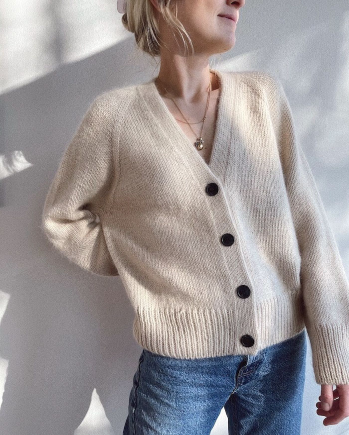 [PKCHAMPAGNEOHJE] Champagne Cardigan ohje PetiteKnit