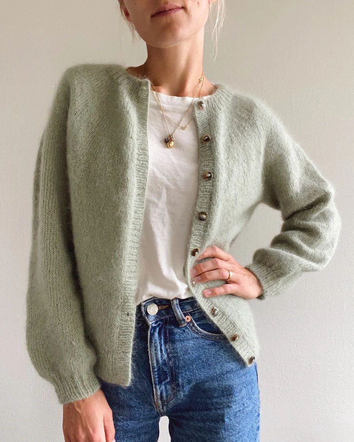 Novice Cardigan ohje PetiteKnit