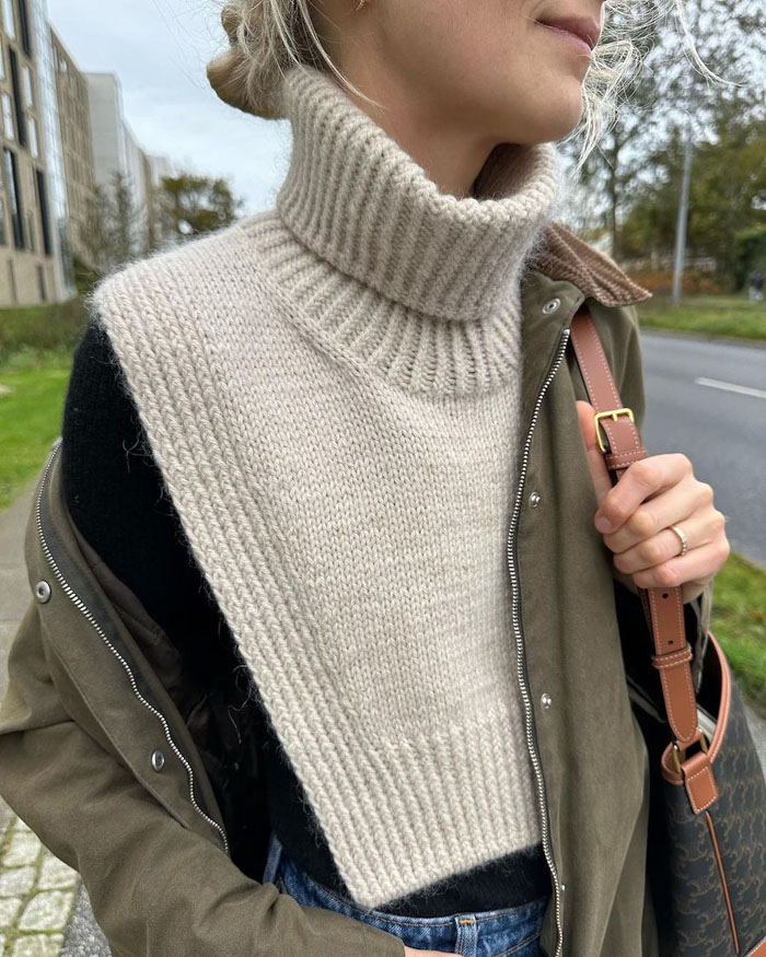 Terrazzo Neck ohje PetiteKnit